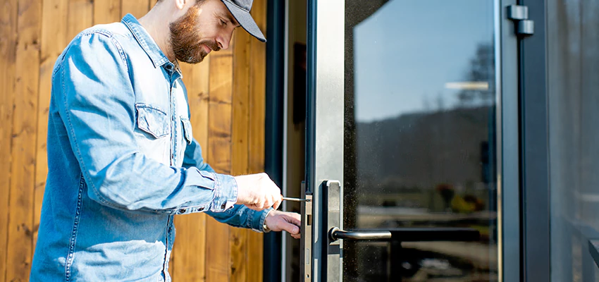 Frameless Glass Storefront Door Locks Replacement in Saranap, CA